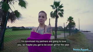 Openbaar Agent Siliva Ruby krijgen absoluut sloeg in de buitenlucht sex video