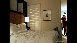 Nxehtë Dhomë Hoteli Marrëdhënie Seksuale Me Një Busty Gruaja